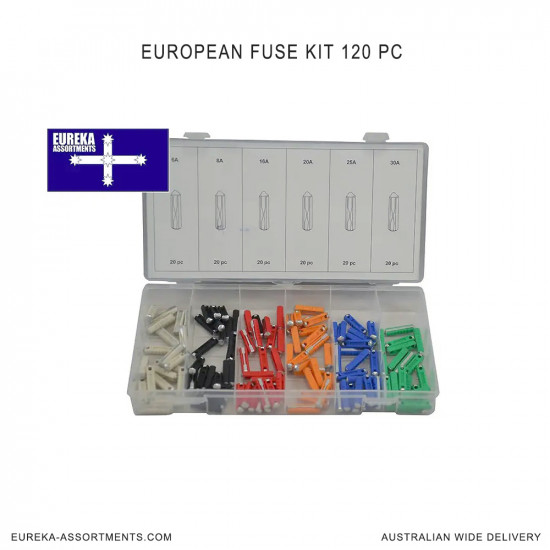 European fuse kit 120 pcs
